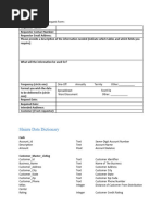 Lab 2-1 Data Request Form and Data Dictionaries