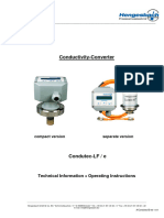 Condutec Geleidbaarheidstransmitter Handleidingpdf