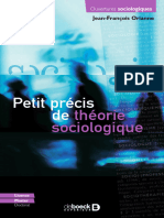 Petit Précis de Théorie Sociologique