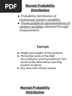 Normal Distribution LESSON 2