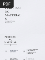 Purchasing Materials