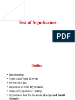 Hypothesis Test - 1