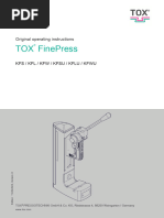 Tox Manual Finepress Kfs KFL KFW Kfsu Kflu Kfwu en