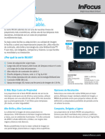 InFocus IN112 IN114 IN116 Datasheet LA 4