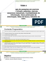 Tema 6 - Acervos Físicos e Virtuais Patentes