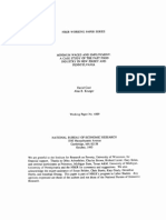 Harris. and Jonathan Orszag. This Paper Is Part of NBER's Program in Labor Studies. Any