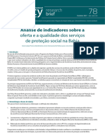 PRB78PT Analise de Indicadores Sobre A Oferta e A Qualidade Dos Servicos de Protecao Social Na Bahia