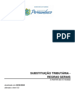 Substituição Tributária - Regras Gerais Novo