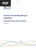 Traction Power Modelling and Capability Tar