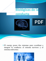 Biologia de La Conducta