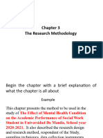 Chapter 3 The Research Methodology