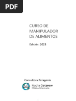 Manual para Manipuladores de Alimentos 2023 Vs 02