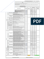 Tabla de Valores de Los Estándares Mínimos.