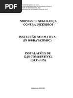 IN - 08 - Instações de Gás Combustível (GLP e GN)