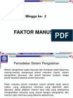 Faktor Manusia: Minggu Ke-2