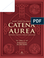 Catena Áurea Vol 4 Evangelho de São João - São Tomás de Aquino