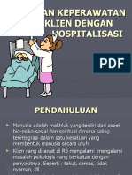 Asuhan Keperawatan Pada Klien Dengan Hospitalisasi