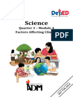 Science Quarter 3 Module 4 Factors Affecting Climate