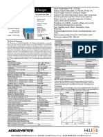 CB12245A DIN Rail Mount Battery Charger 12V 24V Datasheet