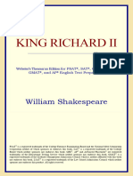 King Richard II (Websters Thesaurus Edition)