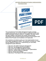 IFSQN FSSC 22000 Food Implementation Workbook Version 5.1 2022 Sample