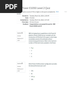 IBM Power E1050 Level 2 Quiz - Attempt Review