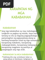 AP10 Karapatan NG Kababaihan