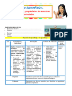 5º Dia 4 Cyt Descubrimos Las Propiedades de Nuestros Materiales