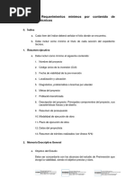 Anexo #05 Requerimientos Mínimos Por Contenido de Expedientes Técnicos