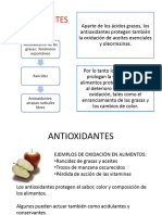 Antioxidantes y Preservantes