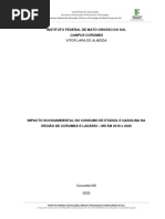 Monografia Sobre Consumo e Impacto de Combustiveis