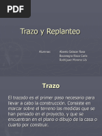 Trazo y Replanteo