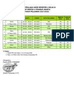 Jadwal Pat Kelas Ix