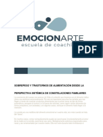 Sobrepeso y Trastornos de Alimentación Desde La Perspectiva Sistémica de Constelaciones Familiares