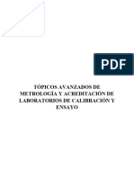 Cv5 Tópicos Avanzados de Metrología y Acreditación de Laboratorios de Calibración y Ensayo