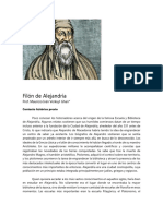 Filón de Alejandría Investigación Prof Mauricio Verkuyl