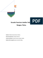 Escuela Francisco Letelier Valdés Informe