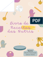 Livro de Receitas Das Nutris