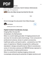 Nikon Europe Hiring Digital Content Coordinator in Amstelveen, North Holland, Netherlands - LinkedIn
