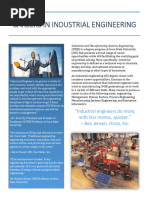 Careers in Industrial Engineering