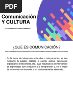 Comunicacion y Cultura