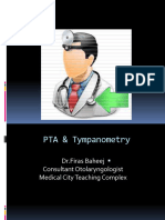 PTA and Tympanometry