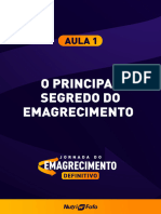 Aula 1 - o Principal Segredo Do Emagrecimento