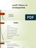 Maxwell's Equation Presentation