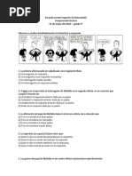 Evaluacion de Español - Grado 9° - Periodo 3