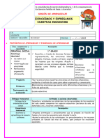 1º U1 s2 Sesion d1 Ps Reconocemos y Expresamos Nuestras Emociones