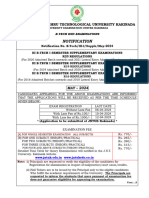 III B.Tech I Sem Supply May-2024