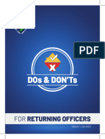 Dos and Donts For RO 2023