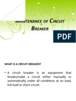 Assignment-Maintenance of Circuit Breaker