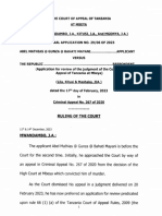 Abel Mathias Gunza Bahati Mayani Vs Republic (Criminal Application No 2906 of 2023) 2023 TZCA 17976 (14 December 2023)